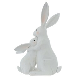 GAEM Фигурка декоративная "Зайцы", L22 W12 H33 см