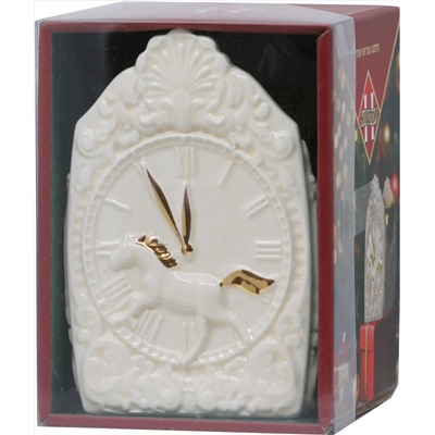 HILLTOP. Новый год. Керамика. Конфетница «Встречаем праздник» 30 гр. чайница керам.