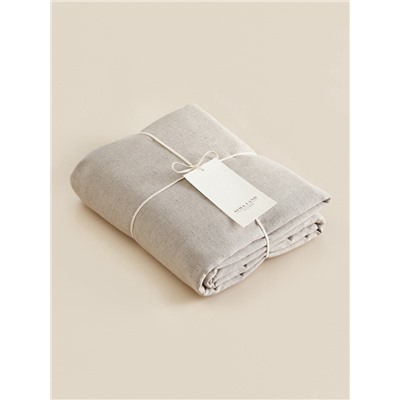 Простыня SL Home Linen collection 200*220 см , цв.бежевый, лён30%/хлопок70%