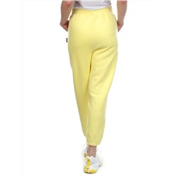 06 YELLOW Брюки спортивные женские на флисе (100% хлопок) 7986