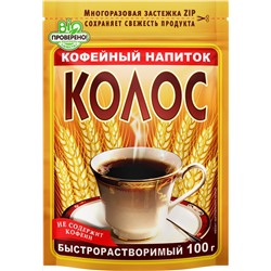 Вокруг света. Кофейный напиток. Колос 100 гр. мягкая упаковка