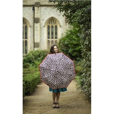 L354-4249 LusterousLeopard (Леопард) Зонт женский механика Fulton