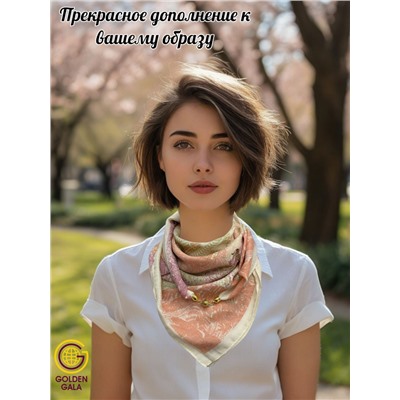 Платок на шею с украшением Артикул 2455/25