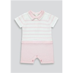 Girls Knitted Romper (Tiny Baby-23mths)