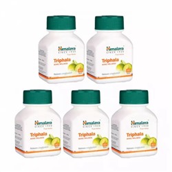 Набор Трифала (5 х 60 таб, 250 мг), Triphala Set, произв. Himalaya