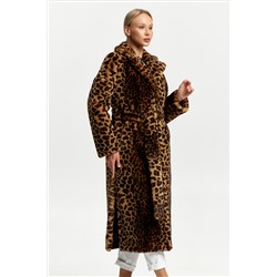 Шубка утеплённая 26558 (леопардовый)