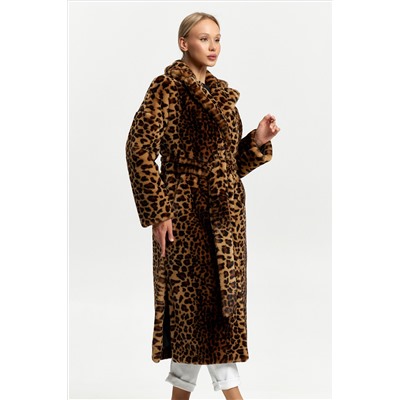Шубка утеплённая 26558 (леопардовый)