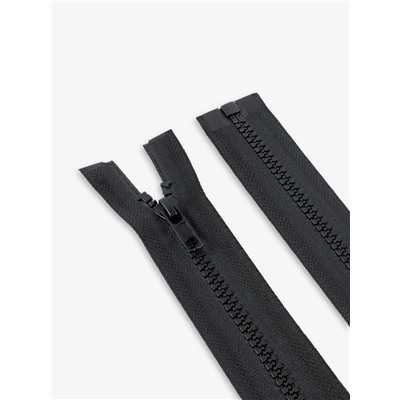 Молния «Трактор», №5, разъёмная, замок автомат, 70 см, чёрная