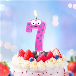 Свеча Paterra цифра 7 для торта детская