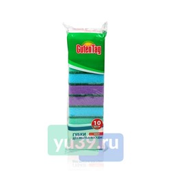 Губка Guten Tag для мытья посуды MAXI, 10 шт.