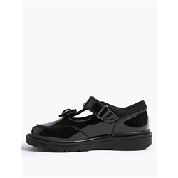 Kids’ Leather T-Bar School Shoes (8 Small - 1 Large)