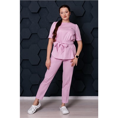 Брюки медицинские женские 1-17-04-0 / ADVA Бледно-розовые (0F)