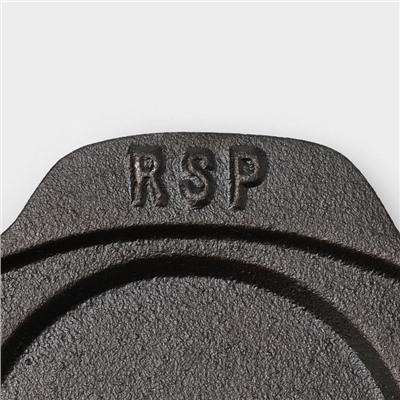 Сковорода-оладница, d=19.5 см, индукция, чугун, чёрная