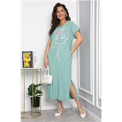 Платье Загадка (олива) П13706-8М