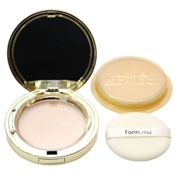 Пудра Farmstay Escargot с экстрактом улитки UV Two-way Pact SPF30/PA++ № 13 2х12 g