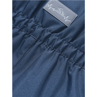 Комбинезон подростковый зимний для мальчика темно-синего цвета 9401TS