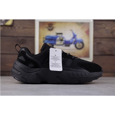 Adidas Zx 22 Boost ‘Solid Black’ из натуральной замши и нейлона