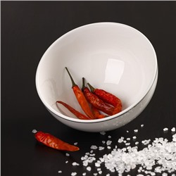 Салатник Magistro La Perle, 600 мл, d=15 см, фарфор, белый