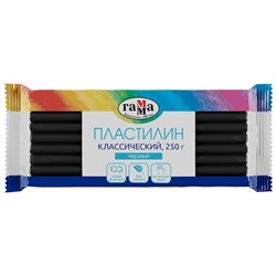 Пластилин Гамма "Классический", черный, 250г