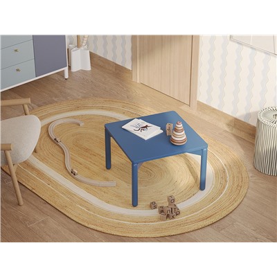 Ковер из джута овальный с вставками белого цвета из коллекции Ethnic, 160х230см