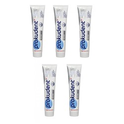 Prokudent Zahncreme Brillantweiss SET of 5stk Зубная паста Отбеливающая,