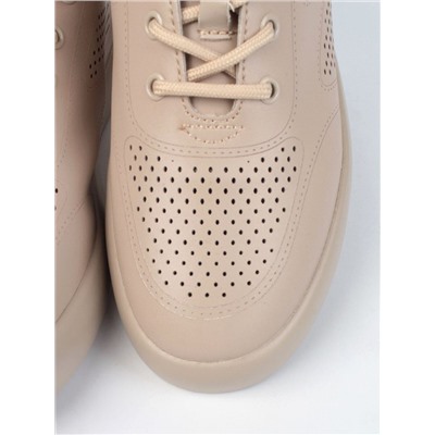 05-YD20-2D DK. BEIGE Кроссовки женские (натуральная кожа)