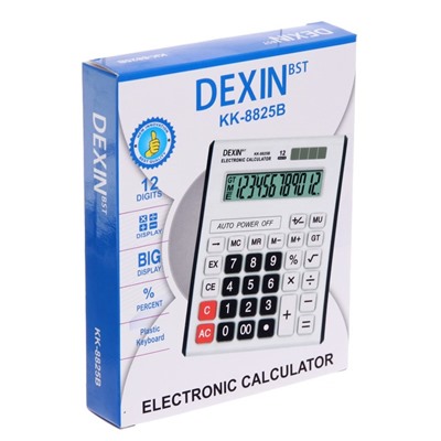 Калькулятор настольный DEXIN 12-разрядный КК - 8825 В