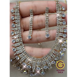 Набор бижутерии "Вечерний шарм" Арт Н5 модель 9 цвет золото