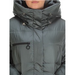 S21122 GREEN Куртка зимняя женская облегченная Y SILK TREE