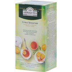 AHMAD TEA. Flavoured Collection. Citrus Sensation карт.пачка, 25 пак.