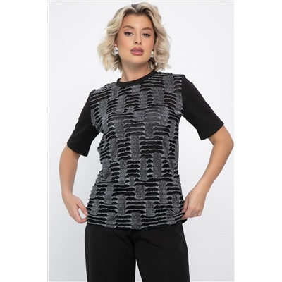 Футболка Мириам (черная) Б14811-10М