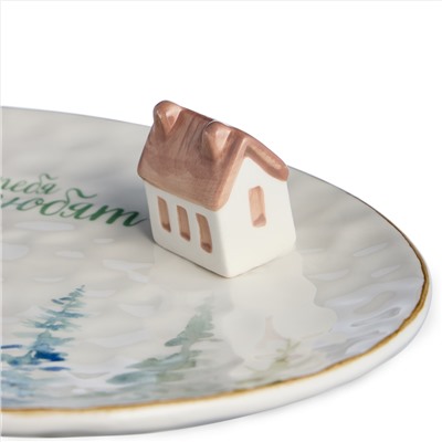 БЛЮДО ОВАЛЬНОЕ КОЛЛЕКЦИЯ "CHALET" 30*24,5*6,5 СМ