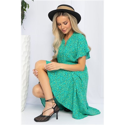 Платье Кристи (зеленое) П13206-35М