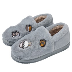 Slippers, men's demi-season keep warm non-slip footwear indoor platform, plus size