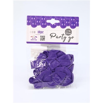 Набор воздушных шаров 10 шт. "Timeless", purple (25 см)