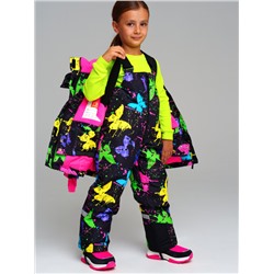 Комплект зимний для девочки: куртка, комбинезон