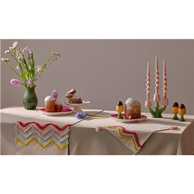 Ваза Petal зеленого цвета из коллекции Blossom, 22 см