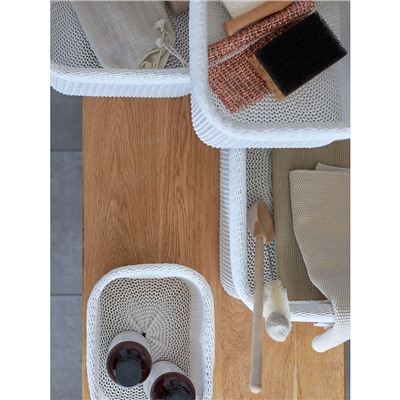 Набор из 4-х корзин для хранения Sustainable collection, молочный