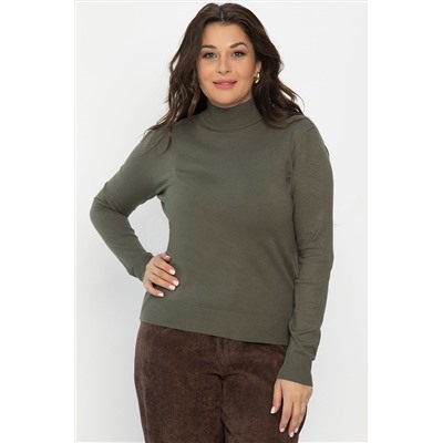 Водолазка Осенняя история (хаки) Б14547-20М