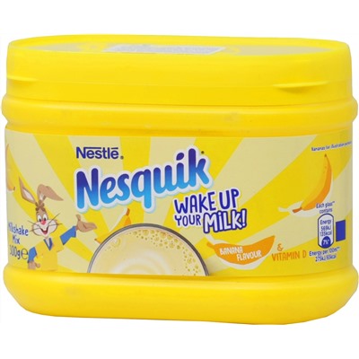 Nesquik. Молочный коктейль Банан 300 гр. пласт.банка