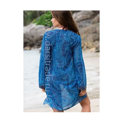 №8254 Платье пляжное "Riviera" Mia-Amore Дроп п/э