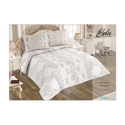 Жаккардовое Покрывало 240x260 см с 2-мя Наволочками 60x80 см Delux Seri - My Bed