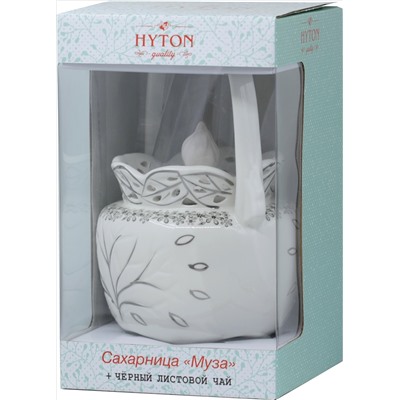 HYTON. Керамика. Сахарница Муза 50 гр. чайница керам.