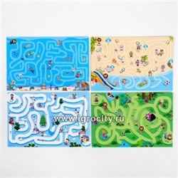 Игра развивающая «Найди и покажи. На отдыхе», 4 ламинированных поля