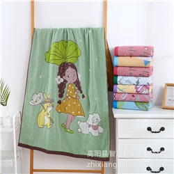 Soft gauze bath towel, tube top, quick dry, wholesale