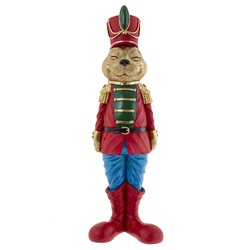 GAEM Фигурка декоративная "Солдатик-зайка", L11,5 W10 H37 см
