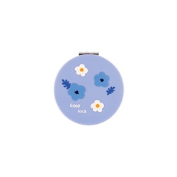 Зеркальце карманное складное MESHU "Blue flowers"