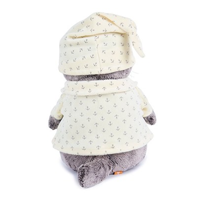Мягкая игрушка "Кот Басик в пижаме " (19 см)