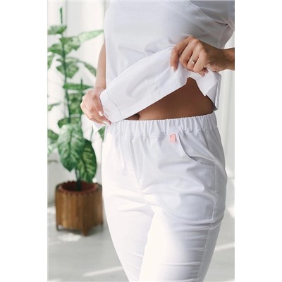 Брюки медицинские женские 1-02-04-0 / ADVA Белый (0F)