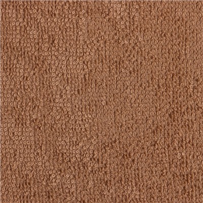 Набор махровых декоративных салфеток Этель Beautiful, 30×30 см - 8 шт, коричневый, 100% хлопок